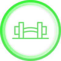 Dumbbells Creative Icon Design vector