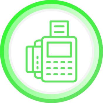 Card Machine Creative Icon Design vector
