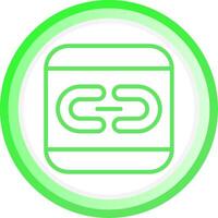 Link Creative Icon Design vector