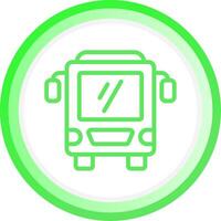 Bus Creative Icon Design vector