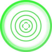 Bullseye Creative Icon Design vector