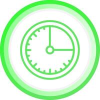 Time Quarter Creative Icon Design vector