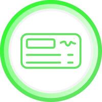 Money Check Creative Icon Design vector