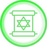 Scroll torah Creative Icon Design vector