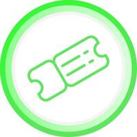 Ticket Creative Icon Design vector