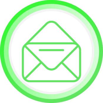 Line Green Circle Gradient Design vector