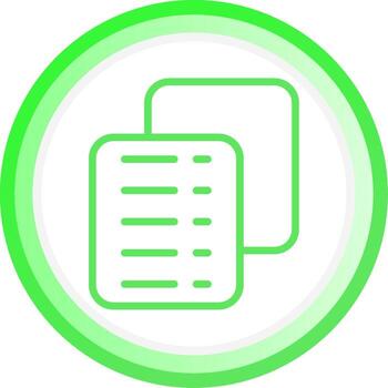 Line Green Circle Gradient Design vector