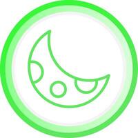 Line Green Circle Gradient Design vector