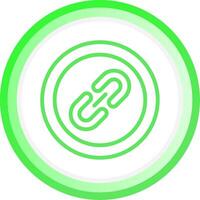 Line Green Circle Gradient Design vector