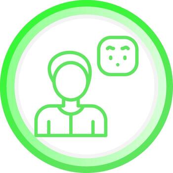 Amused Creative Icon Design vector