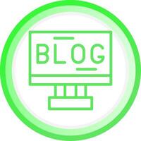 Blogging Creative Icon Design vector