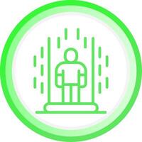 Teleportation Creative Icon Design vector