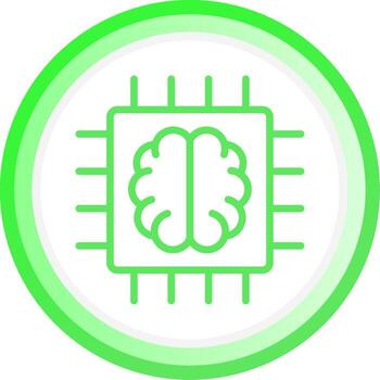 Super Brain Creative Icon Design vector