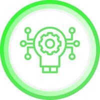 Technology Disruption Creative Icon Design vector