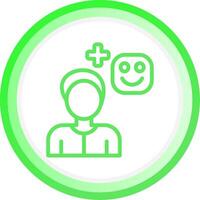 Positive Emotion Creative Icon Design vector