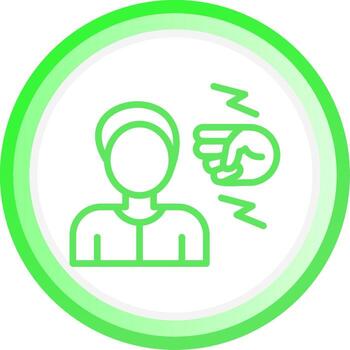 Peer Pressure Creative Icon Design vector