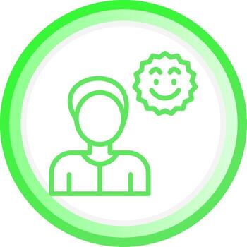 Optimism Creative Icon Design vector