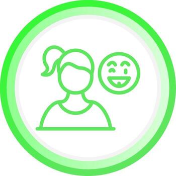 Joyful Creative Icon Design vector