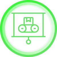Machine Learning Creative Icon Design vector