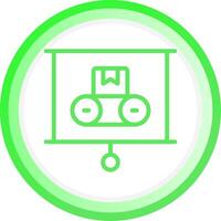 Machine Learning Creative Icon Design vector