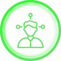 Multi-Tasking Creative Icon Design vector