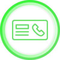 Minimal Contact Creative Icon Design vector