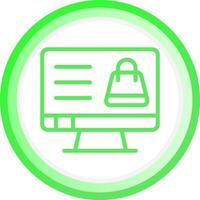 diseño de icono creativo de comercio electrónico vector