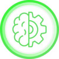 Deep Learning Creative Icon Design vector