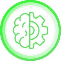 Deep Learning Creative Icon Design vector