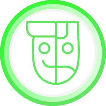 Cyborg Creative Icon Design vector
