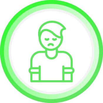 Depression Creative Icon Design vector