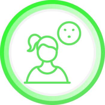 Amused Creative Icon Design vector