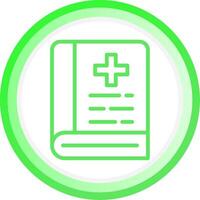 Line Green Circle Gradient Design vector