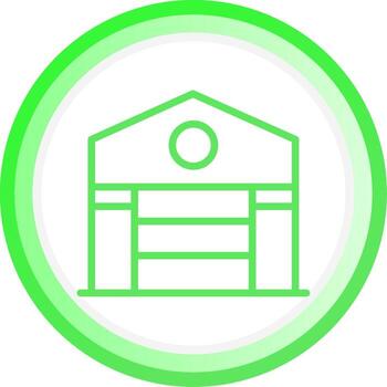 Warehouse Creative Icon Design vector