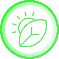 Photosynthesis Creative Icon Design vector
