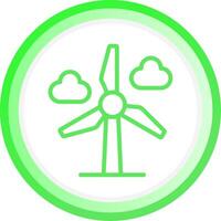 Wind Power Creative Icon Design vector