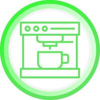 Coffee Machine Creative Icon Design vector