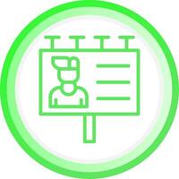 Advertisement Creative Icon Design vector
