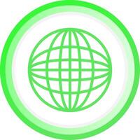Globe Creative Icon Design vector