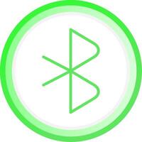 Bluetooth Creative Icon Design vector