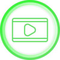 Video Play Creative Icon Design vector