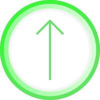 Up Arrow Creative Icon Design vector