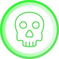 diseño de icono creativo de calavera vector