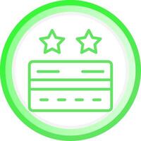 Points Rewards Cards Creative Icon Design vector