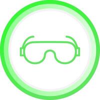 Lab Goggles Creative Icon Design vector