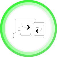 Responsive Design Creative Icon Design vector