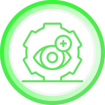 Optometry Practice Creative Icon Design vector