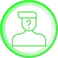 Suspect Creative Icon Design vector