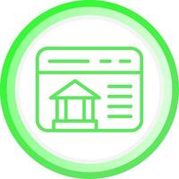 Online Banking Creative Icon Design vector