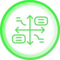 Grid Matrix Creative Icon Design vector
